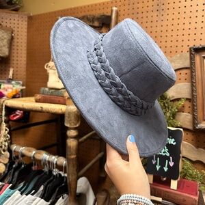 Blue hat